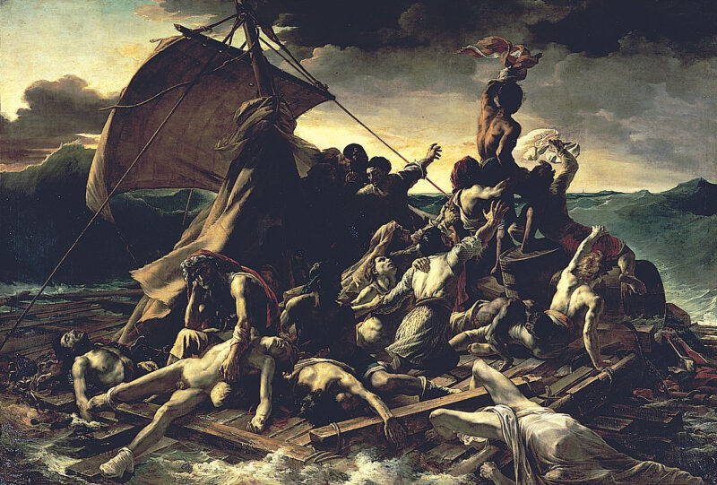 The Raft of the Medusa by	Théodore Géricault